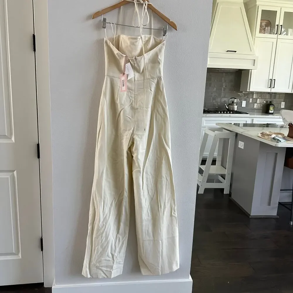 Alexis Rohani Halter Jumpsuit New Size Small - Picture 10 of 11
